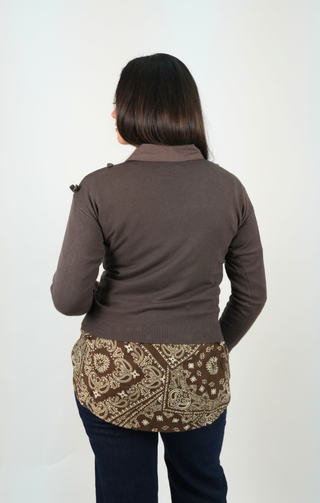 Maglia Giulia Marrone