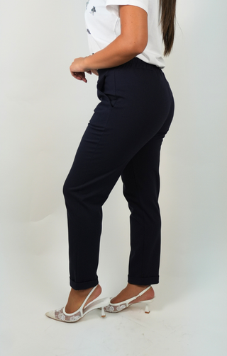 Pantalone in punto milano blu