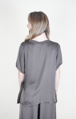 Maglia "over" Marrone
