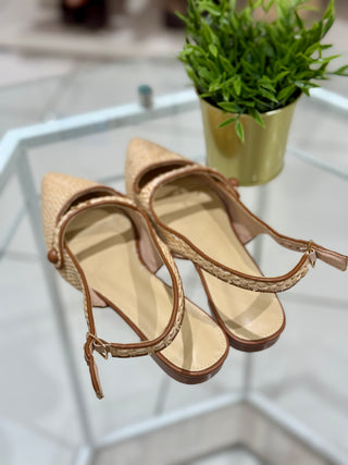 Ballerine in paglia