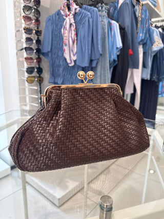 Borsa bottega marrone