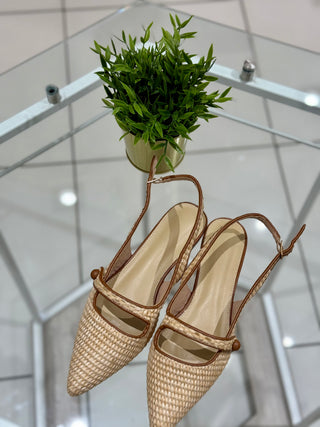 Ballerine in paglia