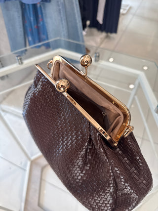 Borsa bottega marrone